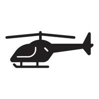 helicopter icon vector