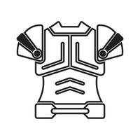 armor icon vector