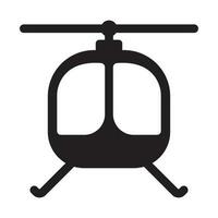 helicóptero icono vector