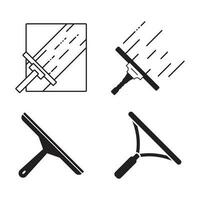 glass cleaner icon vector