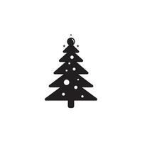 icono de arbol de navidad vector