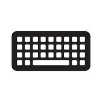 keyboard icon vector