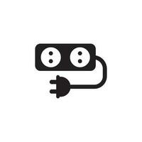 plug icon vector