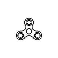 fidget spinner icon vector