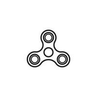 fidget spinner icon vector