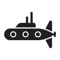 submarine icon vector