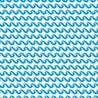 Sea or ocean water blue waves seamless pattern vector