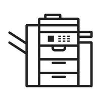 copier icon vector