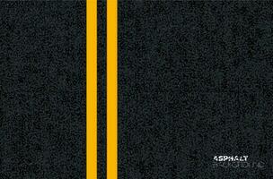 Asphalt road texture background, black tarmac vector