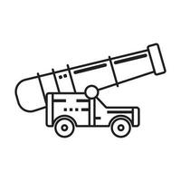 cannon icon vector