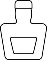 icono de botella de alcohol vector
