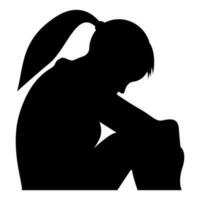 depression vector icon illustration