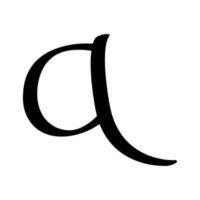 Arábica letra logo vector ilustración