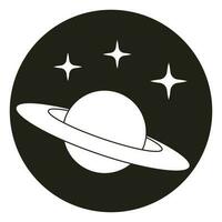 outer space icon vector illustration