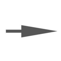 Arrow Pointer Mark Icon Vector Illustration