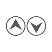 Arrow Pointer Mark Icon Vector Illustration