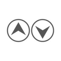 Arrow Pointer Mark Icon Vector Illustration