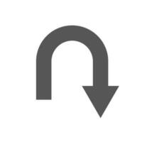 Arrow Pointer Mark Icon Vector Illustration