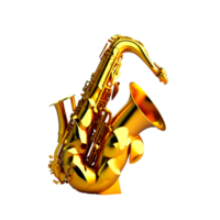 femme en jouant saxophone génératif ai png