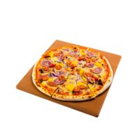 ai generatief pizza voedsel PNG transparant