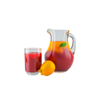 färsk frukt juice png ai generativ