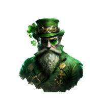 st. Patrick dag elf van Ierse folklore vrij illustratie vrij PNG ai generatief