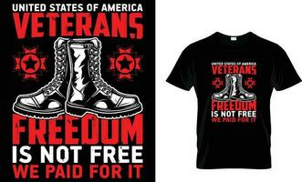 veteran t-shirt design, vintage t-shirt design, vector