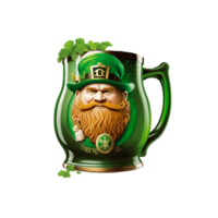 st patricks journée vert Bière png génératif ai