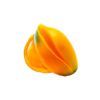 Mango Obst und geschnitten png ai generativ