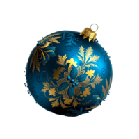 ai generativ 3d Weihnachten Dekoration Ball png