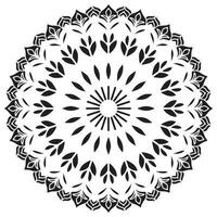 mandala modelo plantilla resumen floral ornamento vector