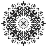 mandala modelo plantilla resumen floral ornamento vector