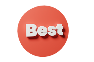 Best seller recommended label png