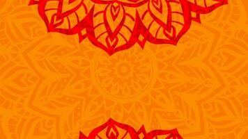 hell Mandala Spinnen Animation Hintergrund video