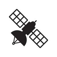 satellite icon vector