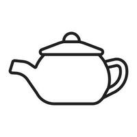 teapot icon vector