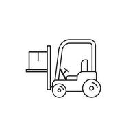 forklift icon vector