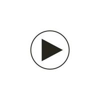 play button vector icon