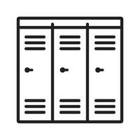 locker icon love logo vector