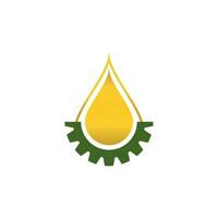 oil and gear logo vector