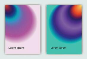 modern abstract blurred color gradient template for brochures, banners, posters, flyers. vector illustration.