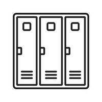 locker icon love logo vector