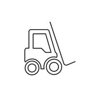 forklift icon vector