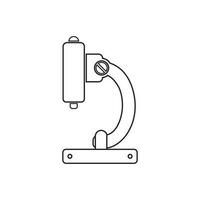 microscope icon vector