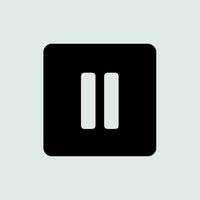 Button Icon on Recorder vector