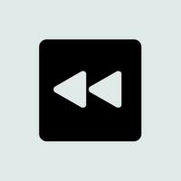 Button Icon on Recorder vector