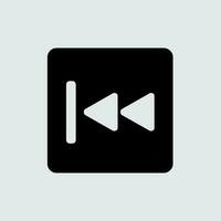 Button Icon on Recorder vector