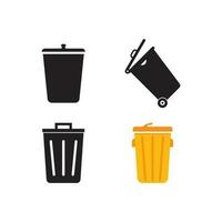 trash can vector icon