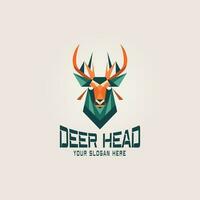 Deer Head  logo esport team design gaming mascot vector