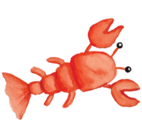 Lobster Under The Sea Clip art Element Transparent Background png